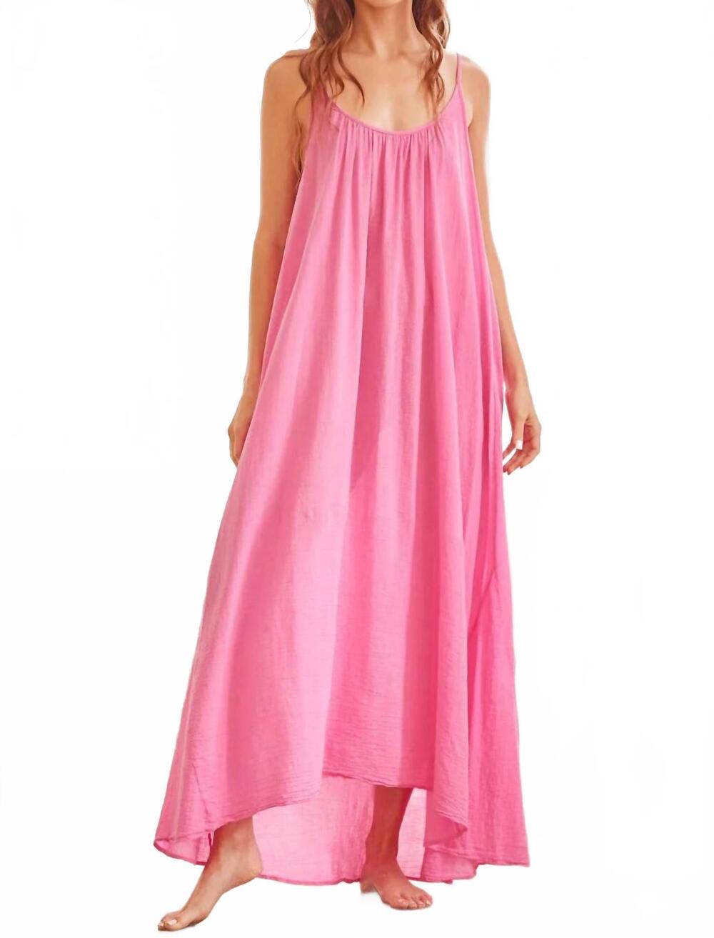 NEW 9SEED tulum maxi dress in peony